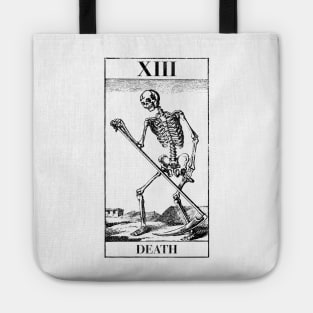 Death Tarot Card T Shirt Tote