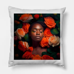 A REST WITH ROSES Pillow