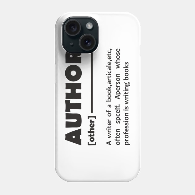 AUTHOR Phone Case by UniqueStyle