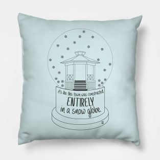Stars Hollow in a snow globe Pillow