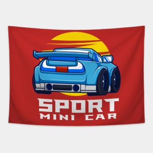 Mini Car Sport Tapestry