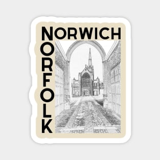 Norwich Cathedral Norfolk Magnet