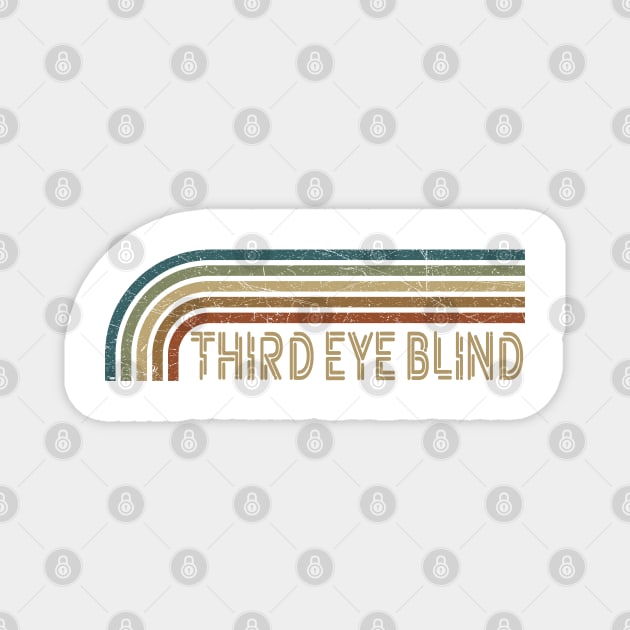 Third Eye Blind Retro Stripes Magnet by paintallday