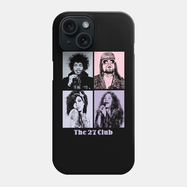 The 27 Club Legends Phone Case by KERIKIL