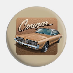 1967 Mercury Cougar in cinnamon frost Pin