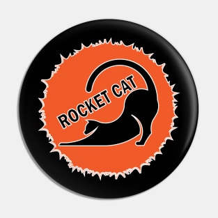 Rocket cat tee design birthday gift graphi Pin