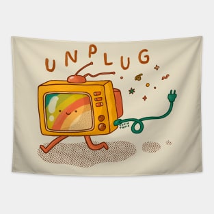 Unplug Crew - Tv Tapestry