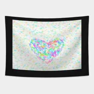 Pastel Heart Tapestry