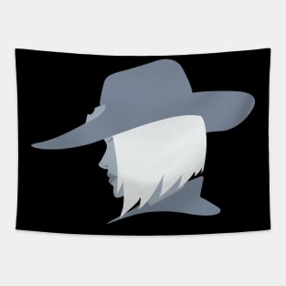 Ashe's silhouette Tapestry