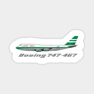 Cathay Pacific 747-400 Lettuce Leaf Livery Design Magnet