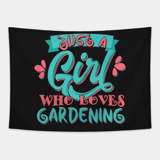 Just A Girl Who Loves Gardening Gift product Tapestry