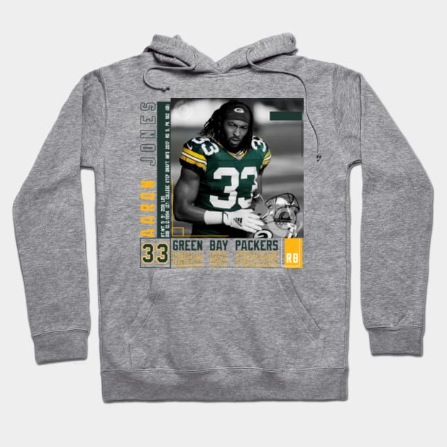 Rinkha Aaron Jones Football Edit Tapestries Packers Hoodie