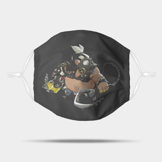 Roadhog Face Without Mask Overwatch Roadhog Cute Spray Overwatch Mask Teepublic teepublic