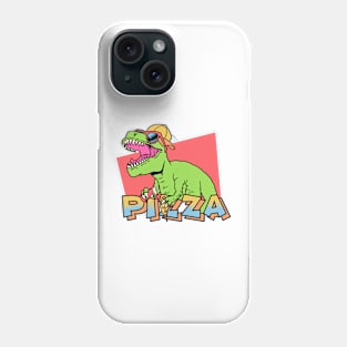 Dinosaur Eating Pizza Phone Case