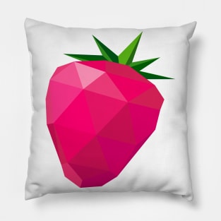 Polygonal Strawberry Pillow