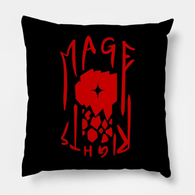 Mage Rights! Pillow by Sontrowa