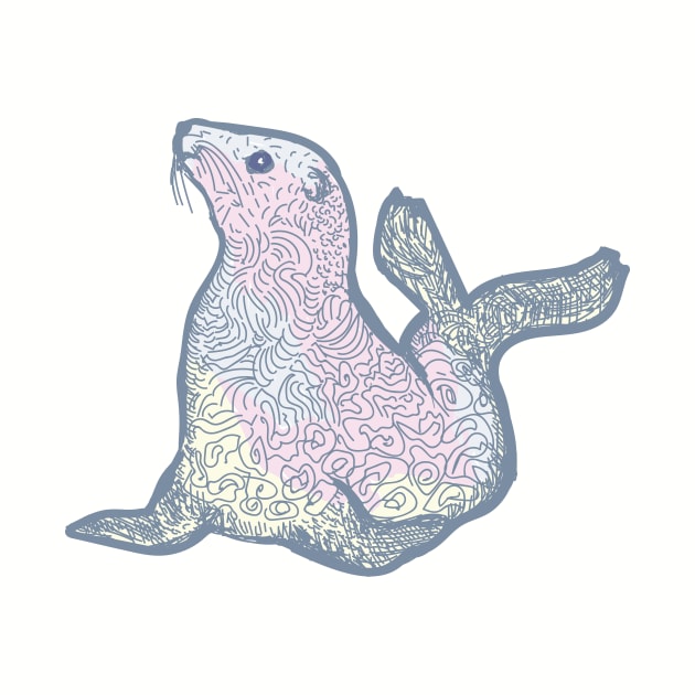 Fur seal by Kuhtina