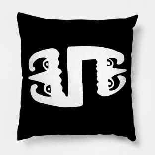 Findigo native two-headed - sobek - Pillow