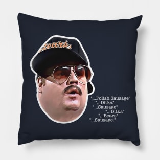 Polish Sausage Bears Ditka Sausage Pillow