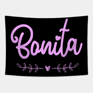 Bonita - pink design Tapestry