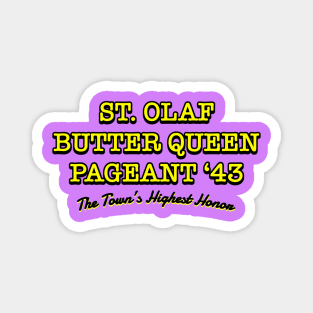 St Olaf Butter Queen Pageant Magnet