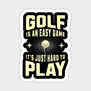 Funny Golf Player Magnet
