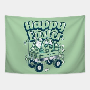 Easter Shirt Bunny Egg Hunt Wagon Tapestry