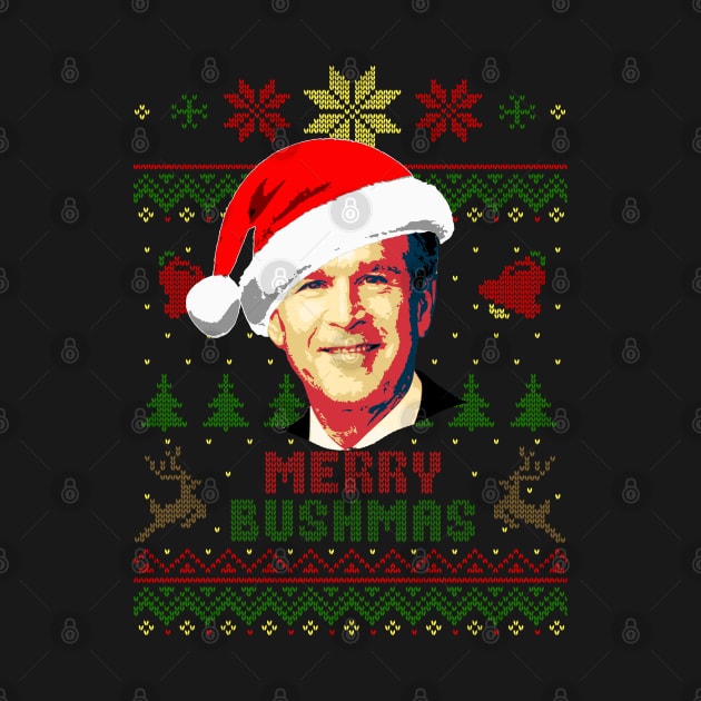 George Bush Merry Bushmas by Nerd_art