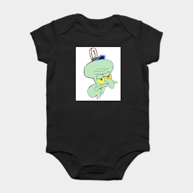 Squidward Painting Spongebob Body Bebe Teepublic Fr