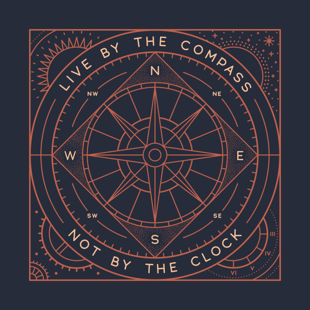Live By The Compass by Thepapercrane