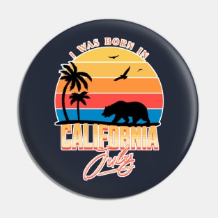 Was born in California July Pin