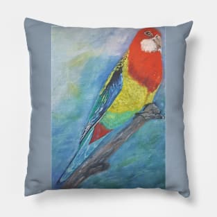 Rosella / Kākā uhi whero Pillow