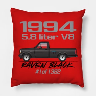 Raven Black Pillow