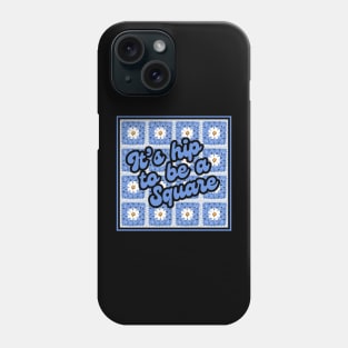 Funny Granny Square Crochet Meme Phone Case