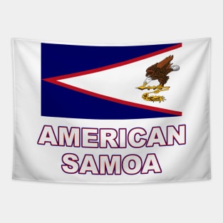 The Pride of American Samoa - American Samoan Flag Design Tapestry
