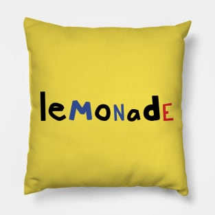 Typography Lemonade Pillow