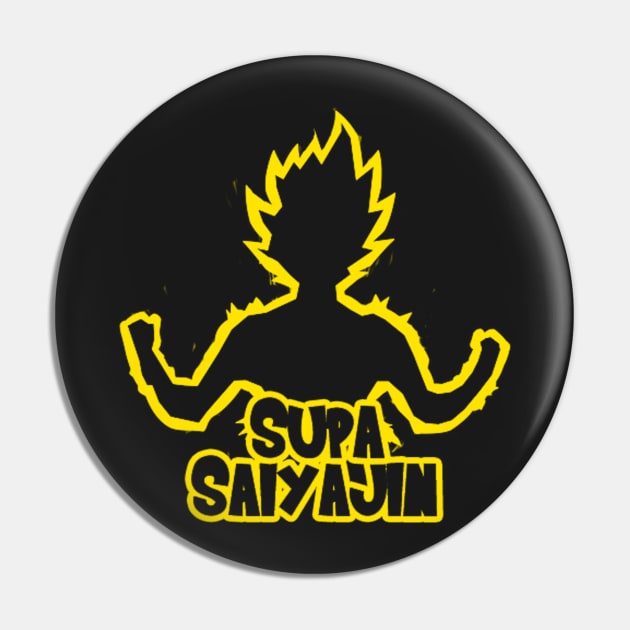 Supa Saiyajin Lines Pin by Cedka