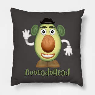 Avocado Head Pillow