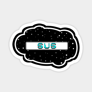 Cyan Sus! (Variant - Other colors in collection in shop) Magnet