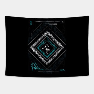 Abstract Calligraphy Tapestry