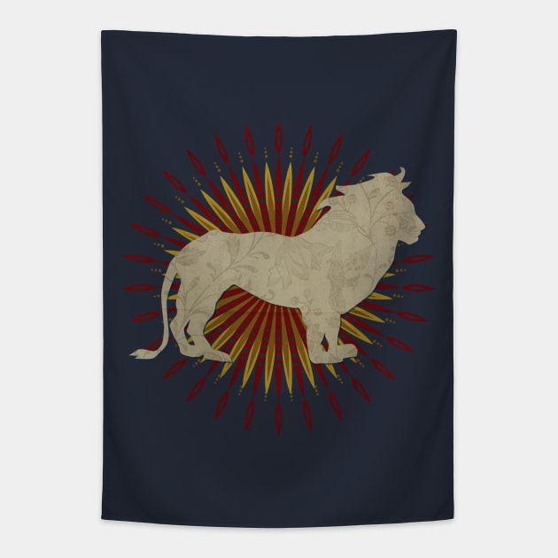 Circus: Lion Tapestry by Sybille