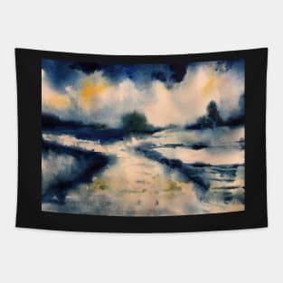 Flood scape Tapestry