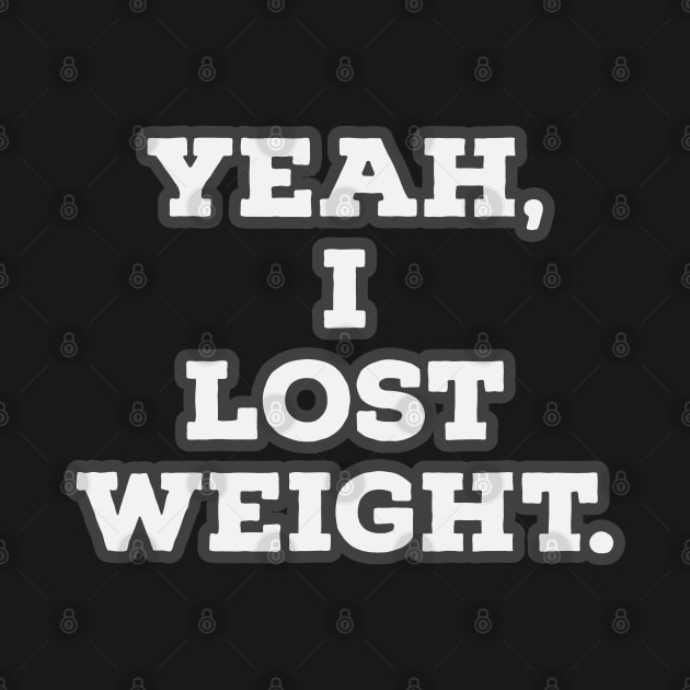 Yeah, I lost weight. by wildjellybeans