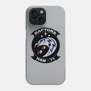 Helicopter Maritime Strike Squadron Seven One (HSM-71) Raptors Phone Case