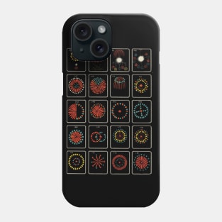 Fireworks Grid 97 Phone Case