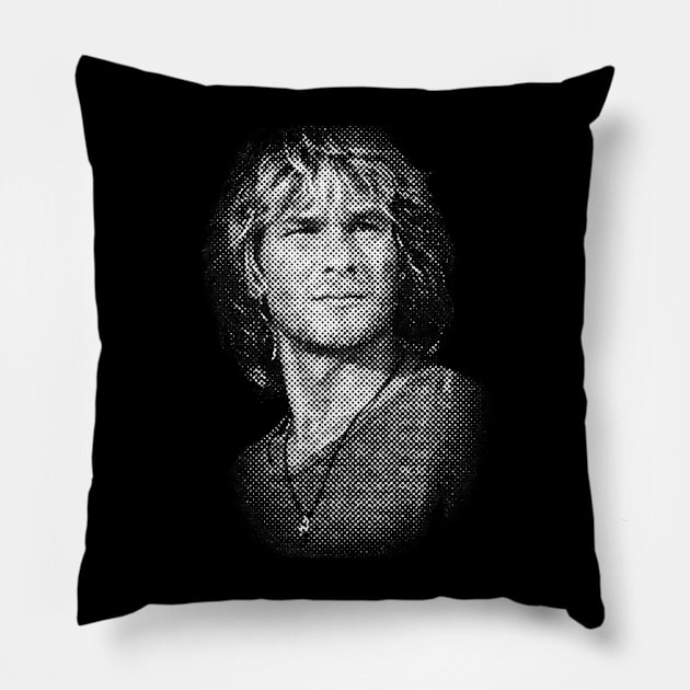 Patrick Swayze*Halftone Pillow by Resdis Materials