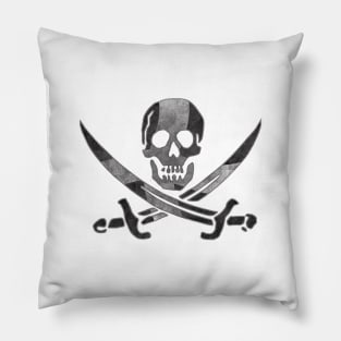 Skull and Cutlass Pillow