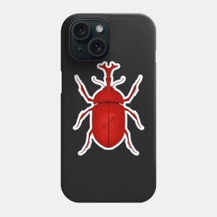 Sagittarius Japanese Rhino Beetle Phone Case