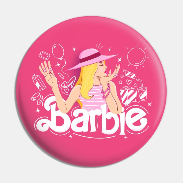 Hi Barbie Pin by geolaw
