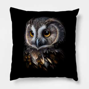 Cute Owl #3 Pillow